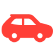 red icon of a car