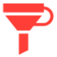 red icon showing an oil fill funnel